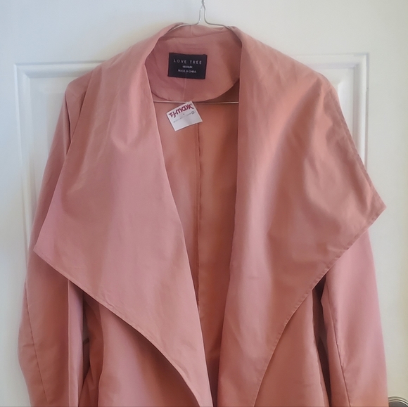 Nwt belted lapel trench jacket - Picture 3 of 5